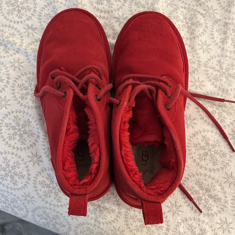 Red Ugg Booties - image 1